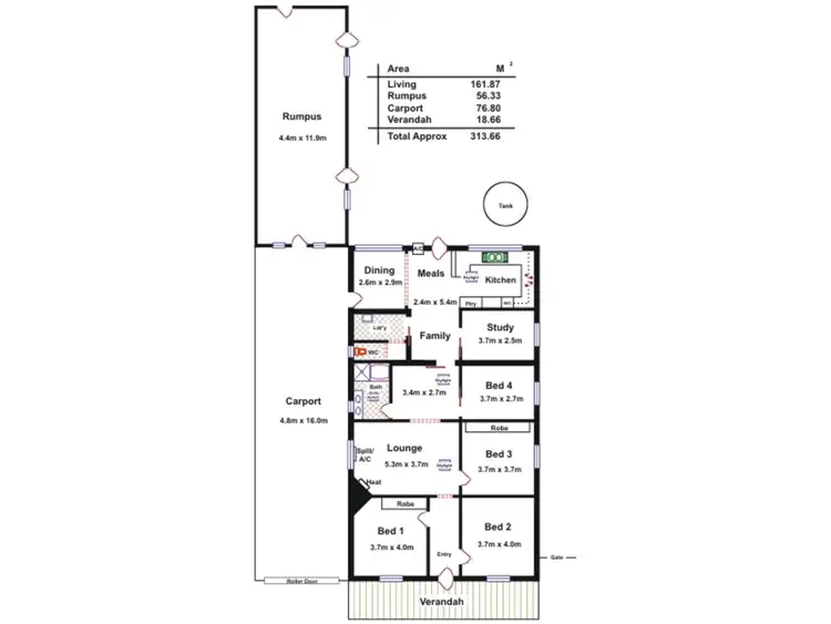Floorplan of Homely house listing, 19 Arthur Street, Pennington SA 5013