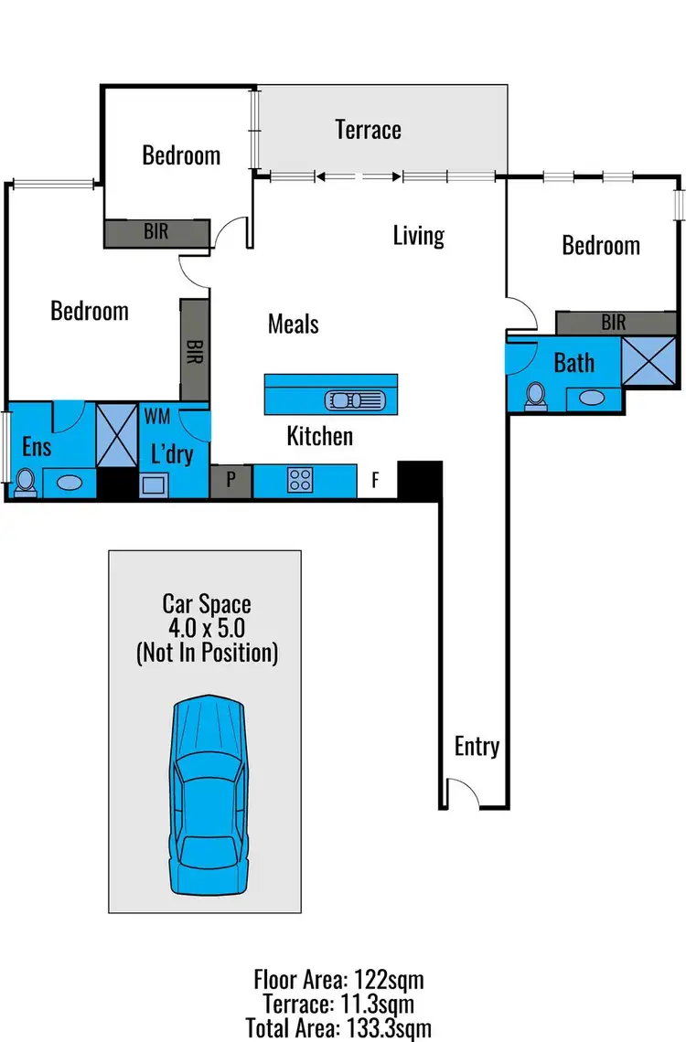 Floorplan of Homely apartment listing, 604/8 Gheringhap Street, Geelong VIC 3220