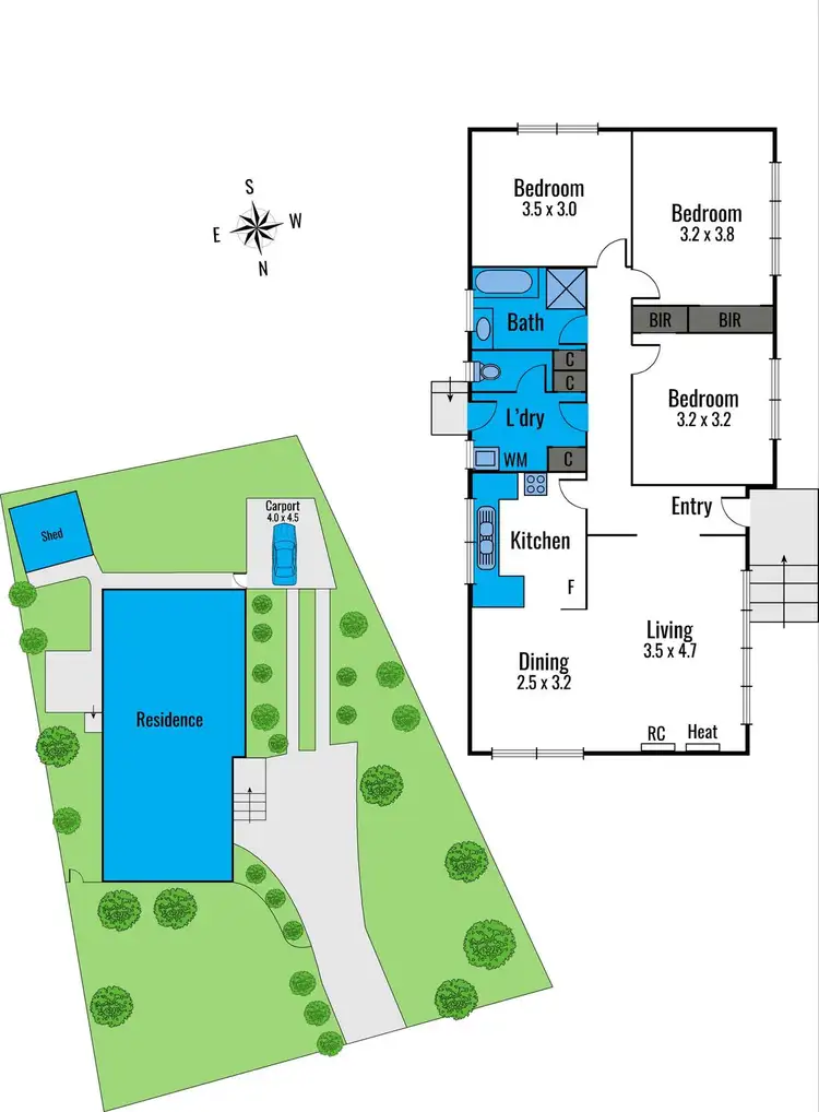 Floorplan of Homely house listing, 4 Yarramundi Drive, Clifton Springs VIC 3222