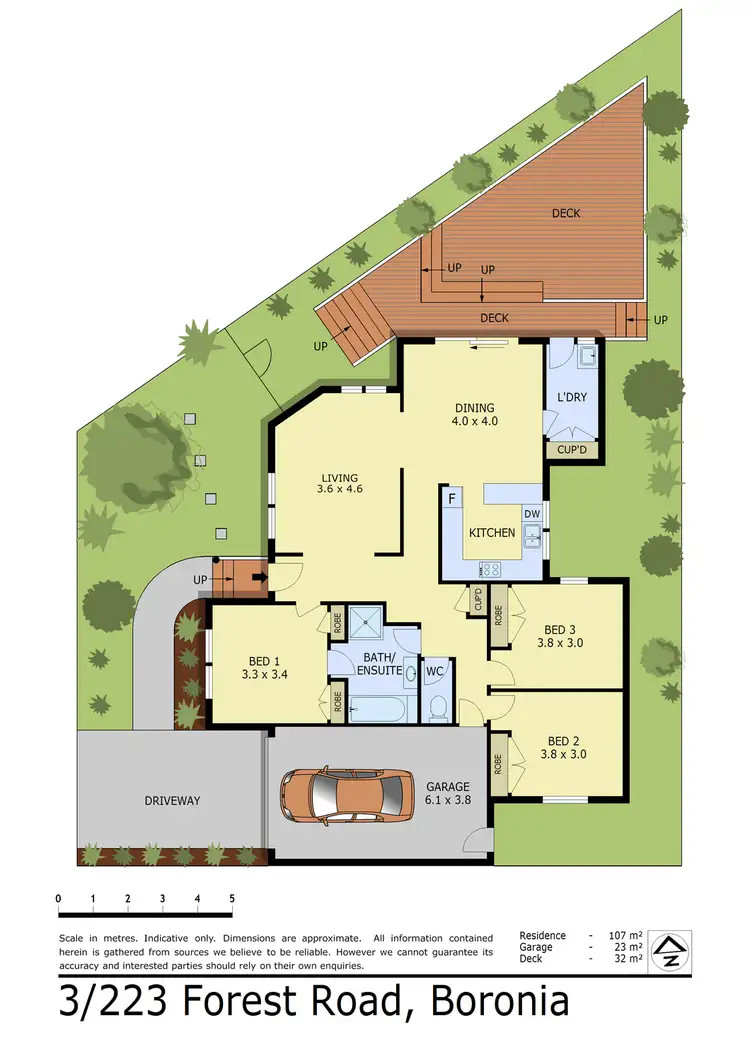 Floorplan of Homely house listing, 3/223 Forest Road, Boronia VIC 3155