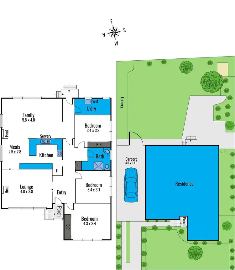 Floorplan of Homely house listing, 3 Banksia Court, Newcomb VIC 3219