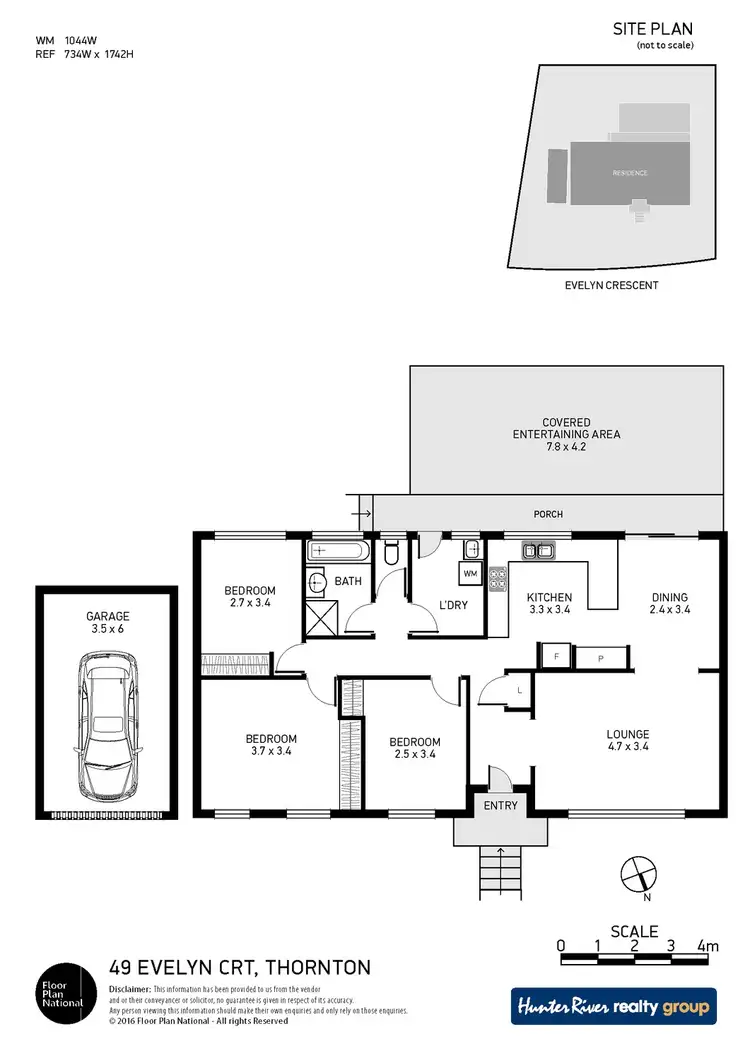 Floorplan of Homely house listing, 49 Evelyn Crescent, Thornton NSW 2322