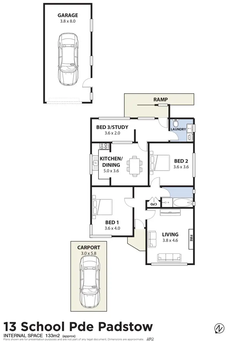 Floorplan of Homely house listing, 13 School Parade, Padstow NSW 2211