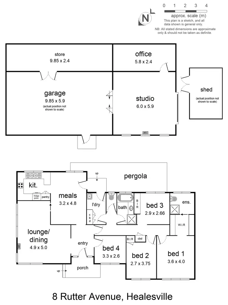 Floorplan of Homely house listing, 8 Rutter Avenue, Healesville VIC 3777