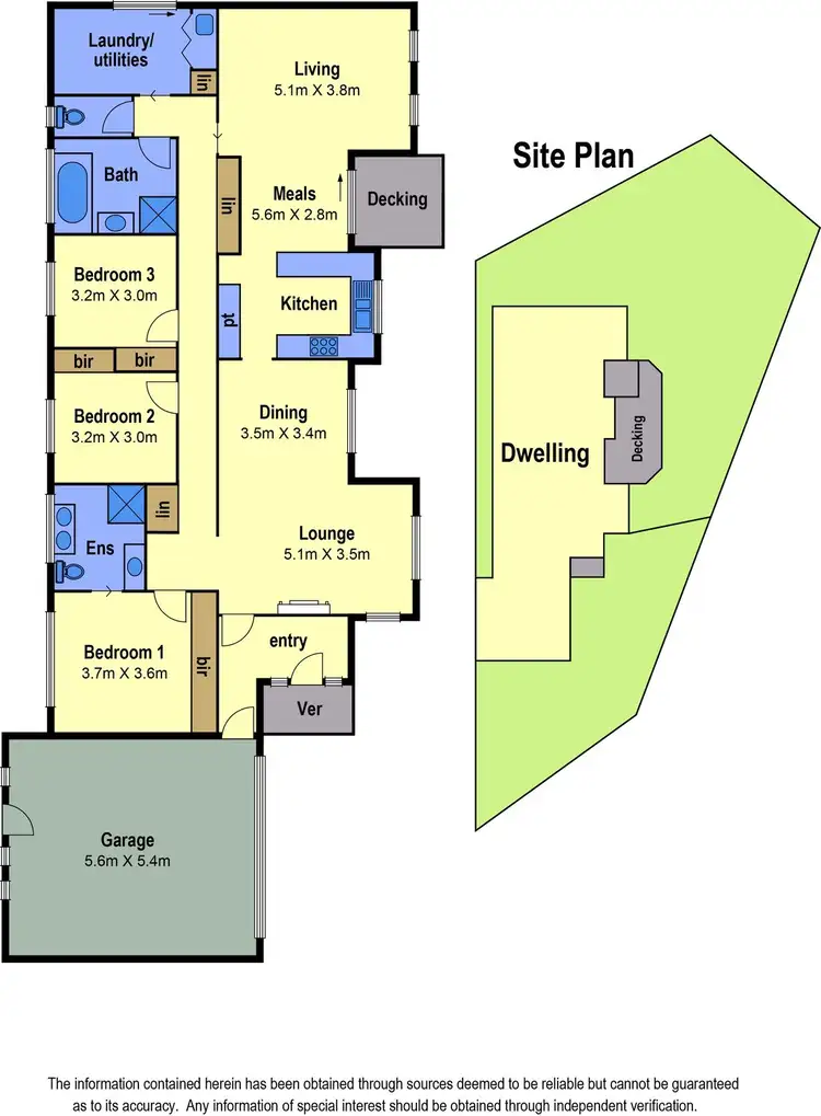 Floorplan of Homely house listing, 5 Ventnor Place, Keilor Downs VIC 3038