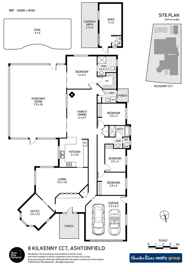 Floorplan of Homely house listing, 8 Kilkenny Circuit, Ashtonfield NSW 2323