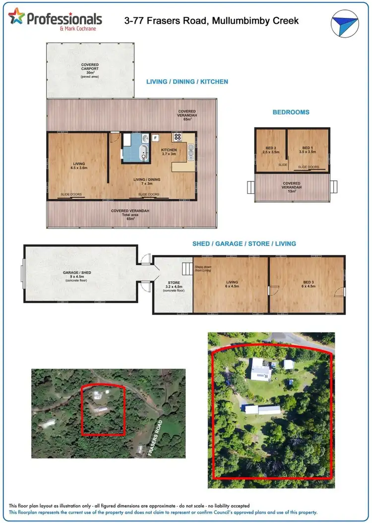 Floorplan of Homely rural property listing, 3/77 Frasers Road, Mullumbimby Creek NSW 2482