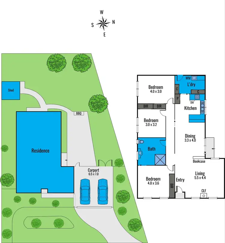 Floorplan of Homely house listing, 116 Country Club Drive, Clifton Springs VIC 3222