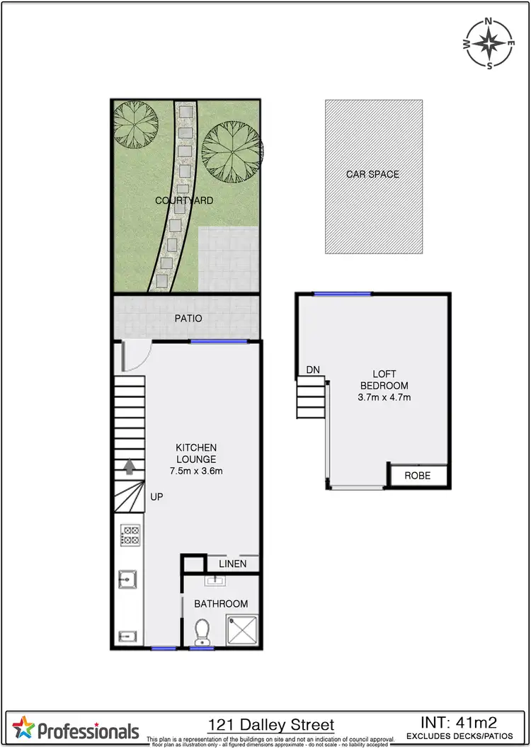 Floorplan of Homely apartment listing, 10/121 Dalley Street, Mullumbimby NSW 2482
