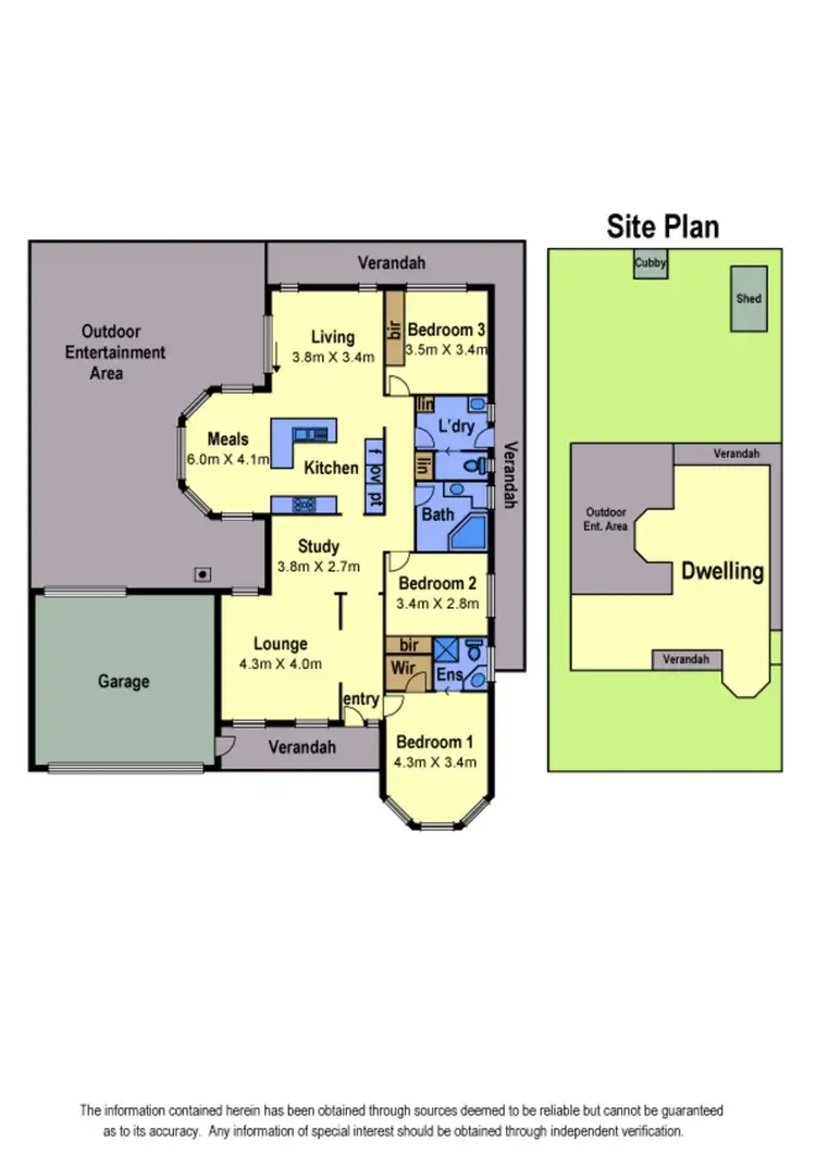 Floorplan of Homely house listing, 3 Dryburgh Place, Hillside VIC 3037