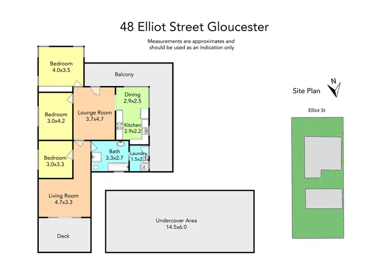 Floorplan of Homely house listing, 48 Elliot Street, Gloucester NSW 2422