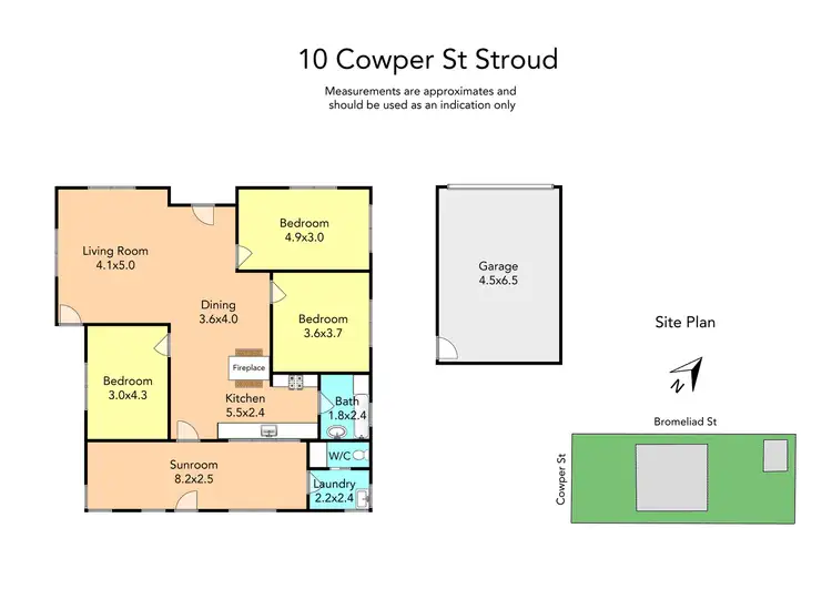 Floorplan of Homely house listing, 10 Cowper Street, Stroud NSW 2425