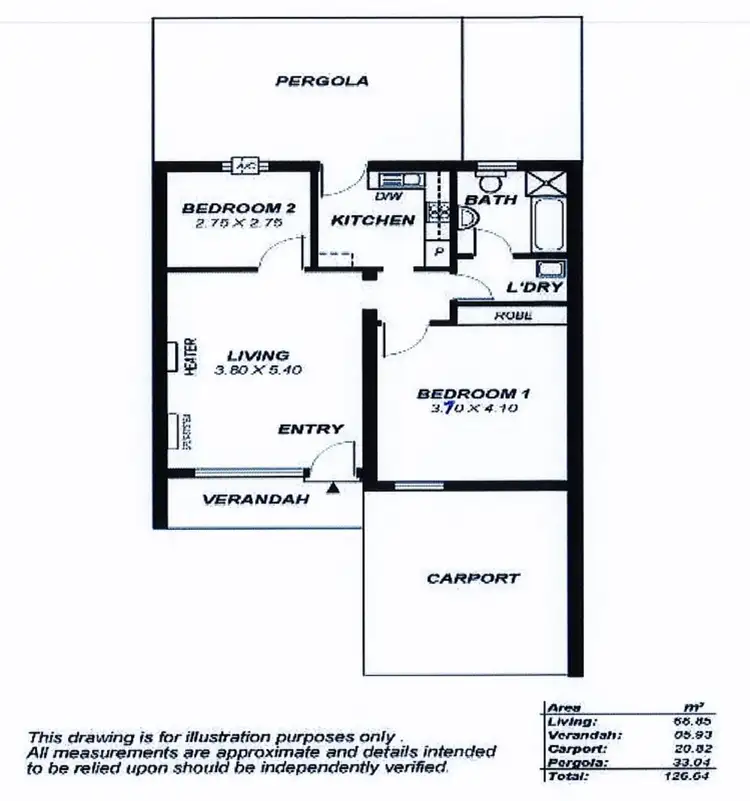 Floorplan of Homely unit listing, 4/207 Portrush Road, Maylands SA 5069