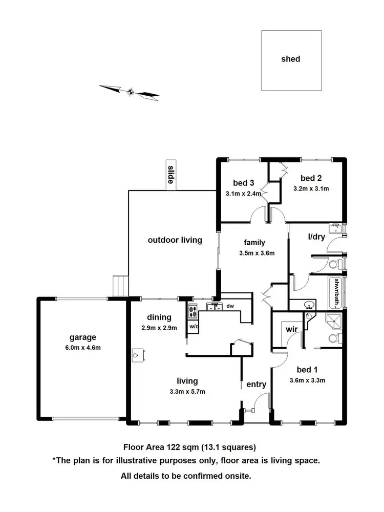 Floorplan of Homely house listing, 57 Middleton Drive, Woori Yallock VIC 3139