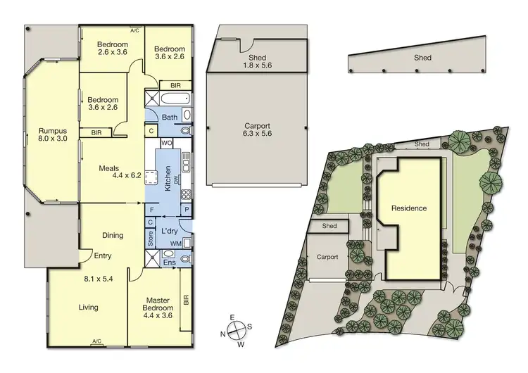 Floorplan of Homely house listing, 5 Pinewood Drive, Wantirna South VIC 3152