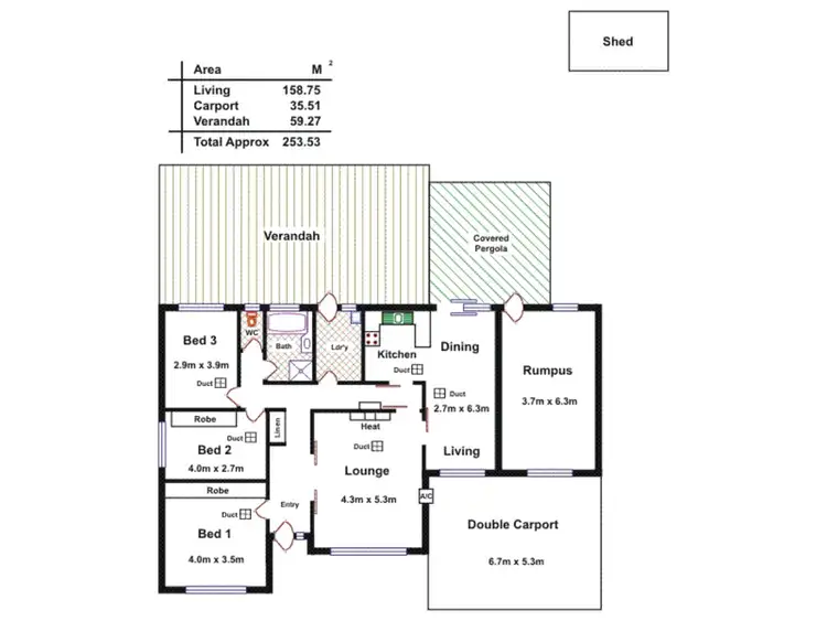 Floorplan of Homely house listing, 4 Primmer Avenue, Modbury North SA 5092