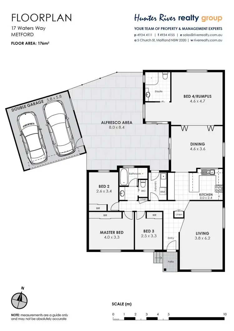 Floorplan of Homely house listing, 17 Waters Way, Metford NSW 2323