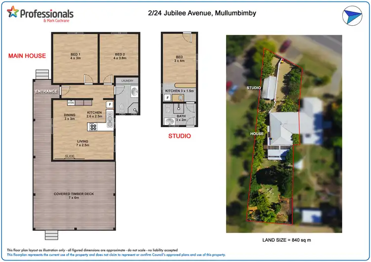 Floorplan of Homely house listing, 2/24 Jubilee Avenue, Mullumbimby NSW 2482