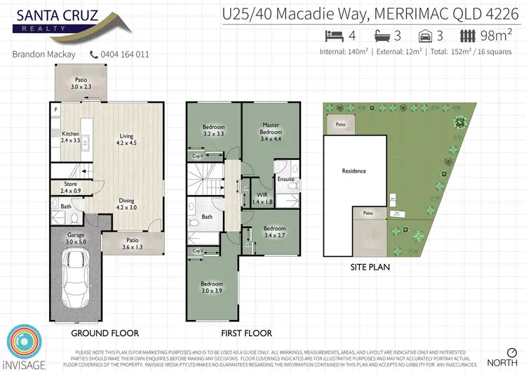 Floorplan of Homely townhouse listing, 25/40-48 Macadie Way, Merrimac QLD 4226