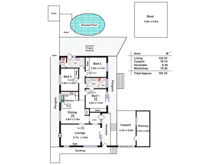Floorplan of Homely house listing, 30 Von Braun Crescent, Modbury North SA 5092