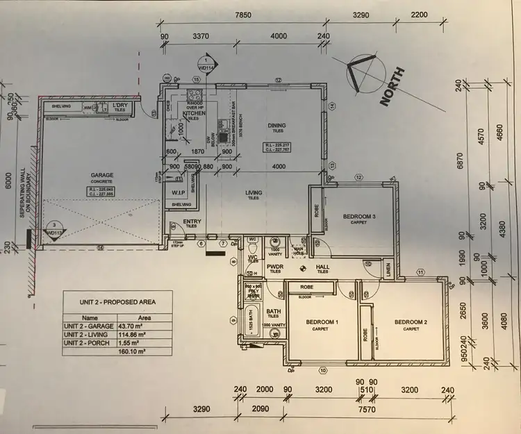 Floorplan of Homely unit listing, 3/64 Bannister Street, North Bendigo VIC 3550
