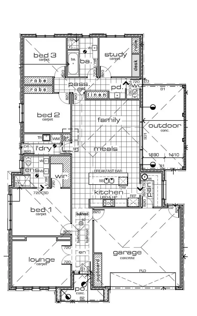 Floorplan of Homely house listing, 33 Bridge Way, Mildura VIC 3500
