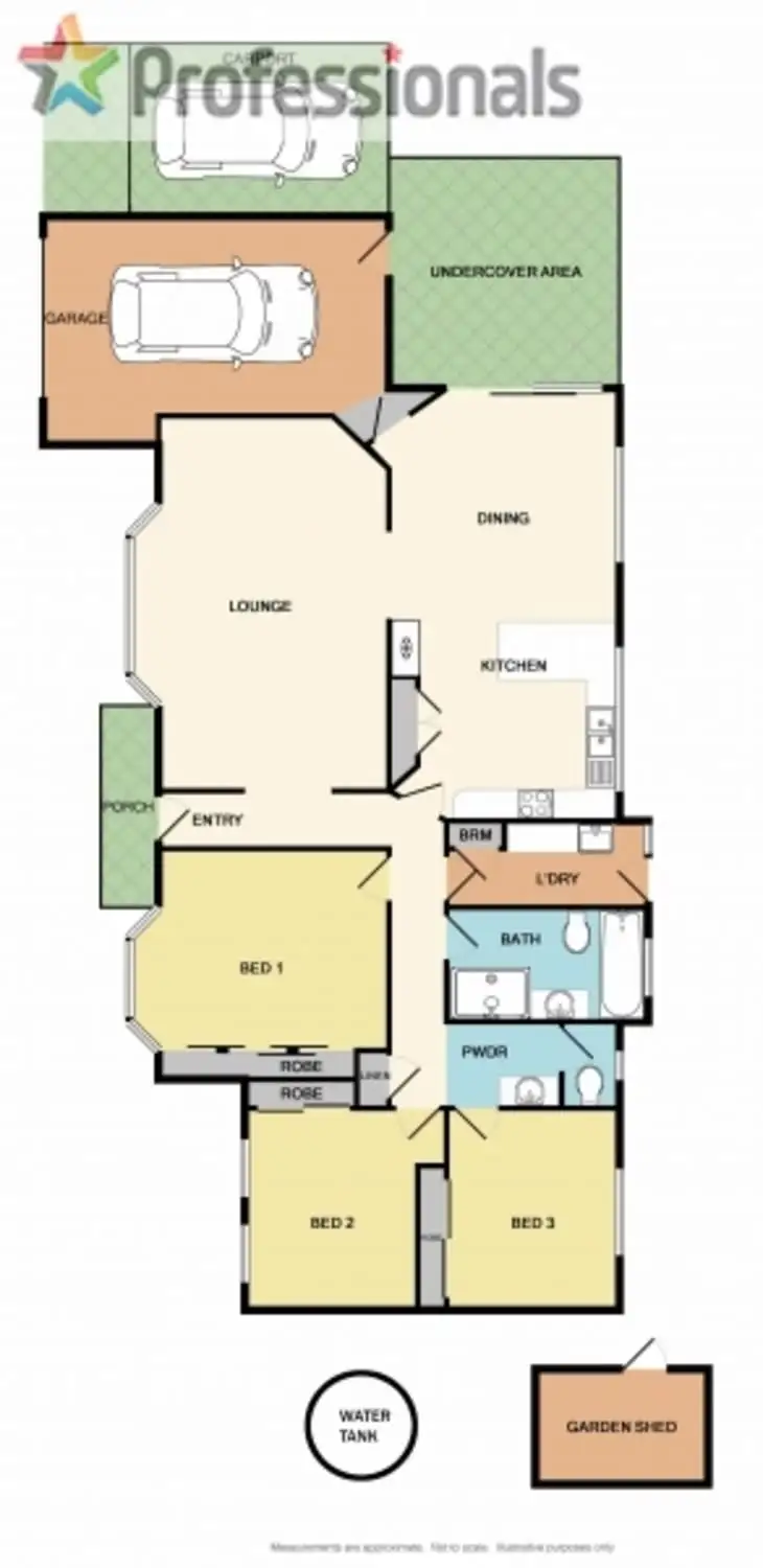 Floorplan of Homely house listing, 1 Dillagar Place, Springdale Heights NSW 2641