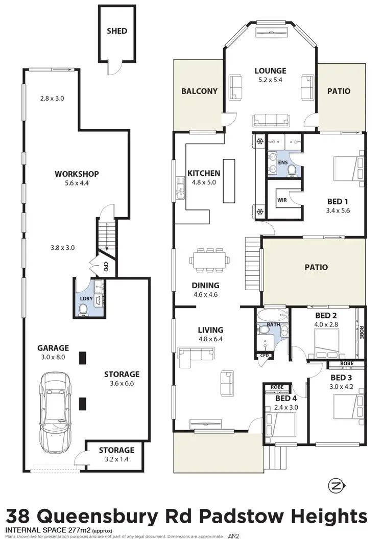 Floorplan of Homely house listing, 38 Queensbury Road, Padstow Heights NSW 2211