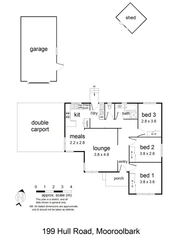 Floorplan of Homely house listing, 199 Hull Road, Mooroolbark VIC 3138