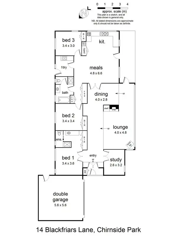 Floorplan of Homely house listing, 14 Blackfriars Lane, Chirnside Park VIC 3116