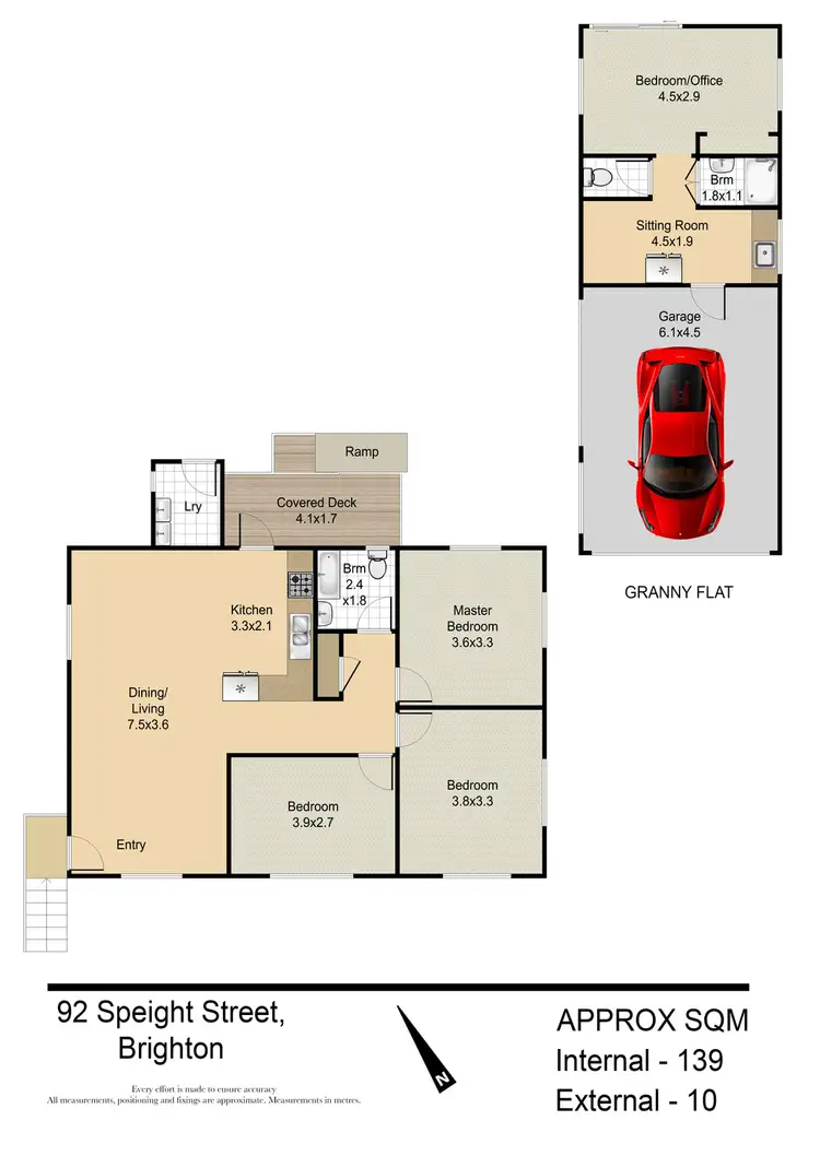 Floorplan of Homely house listing, 92 Speight Street, Brighton QLD 4017