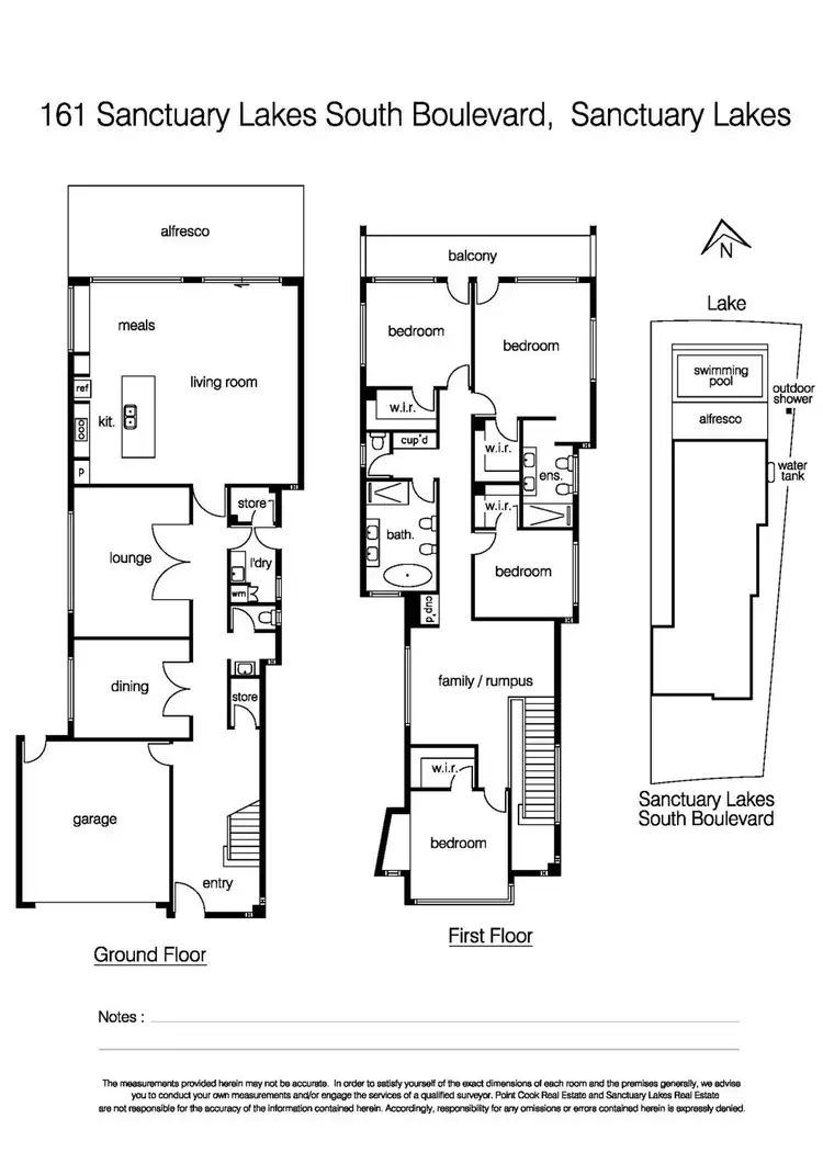Floorplan of Homely house listing, 161 Sanctuary Lakes South Boulevard, Sanctuary Lakes VIC 3030