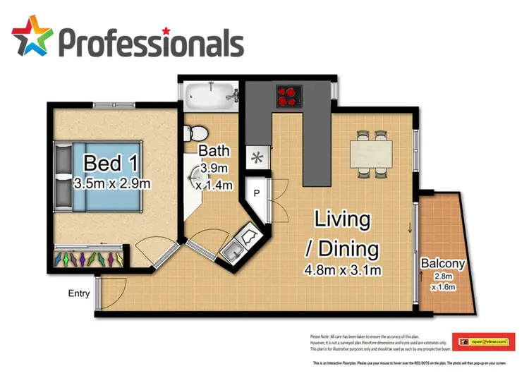 Floorplan of Homely unit listing, 15/17 Martyn Street, Parramatta Park QLD 4870