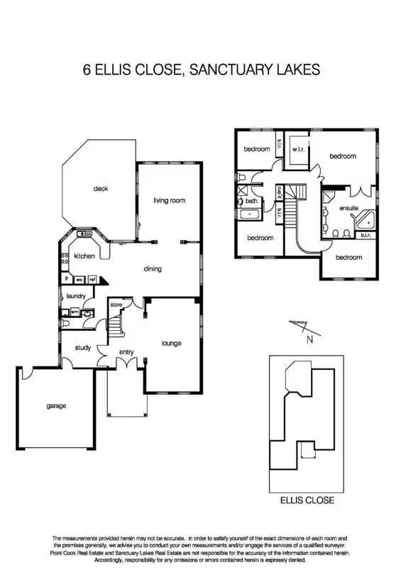 Floorplan of Homely house listing, 6 Ellis Close, Sanctuary Lakes VIC 3030