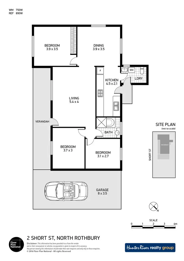 Floorplan of Homely house listing, 2 Short Street, North Rothbury NSW 2335