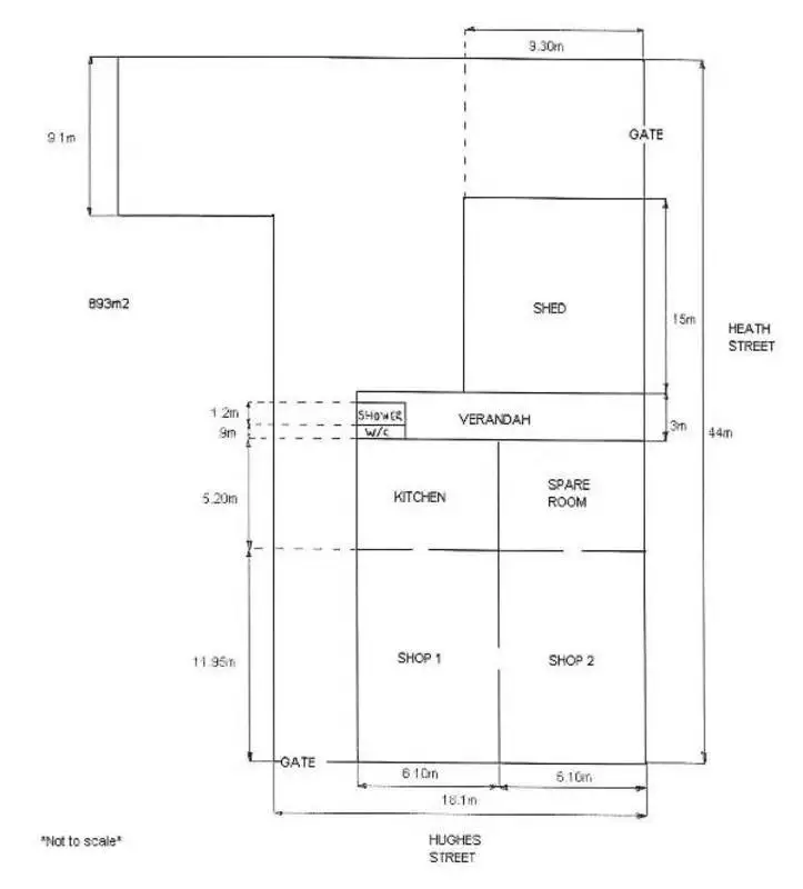 Floorplan of Homely house listing, 18 Hughes Street, Wallaroo SA 5556