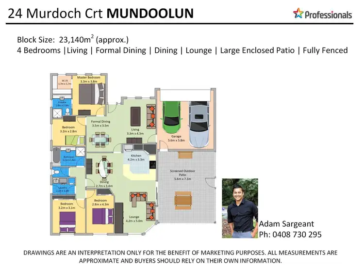 Floorplan of Homely house listing, 24 Murdoch Court, Mundoolun QLD 4285