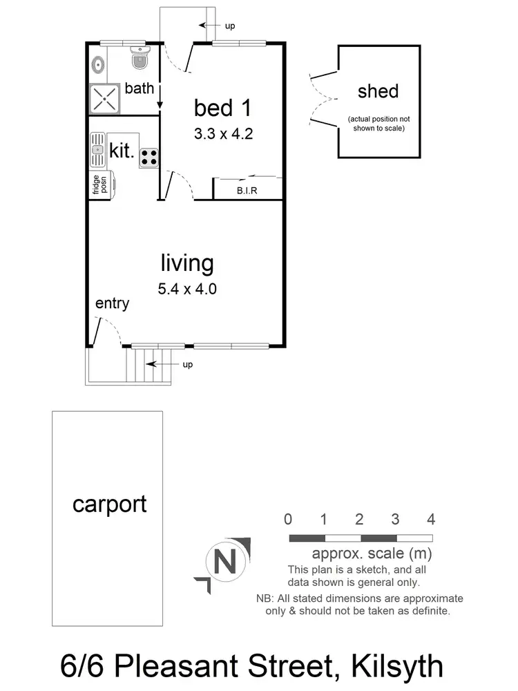 Floorplan of Homely unit listing, 6/6 Pleasant Street, Kilsyth VIC 3137