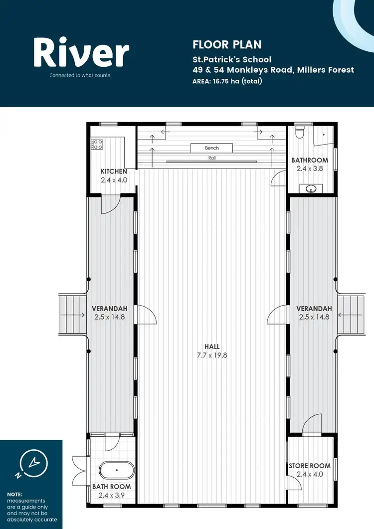 Floorplan of Homely rural property listing, 49 & 54 Monkleys Road, Millers Forest NSW 2324