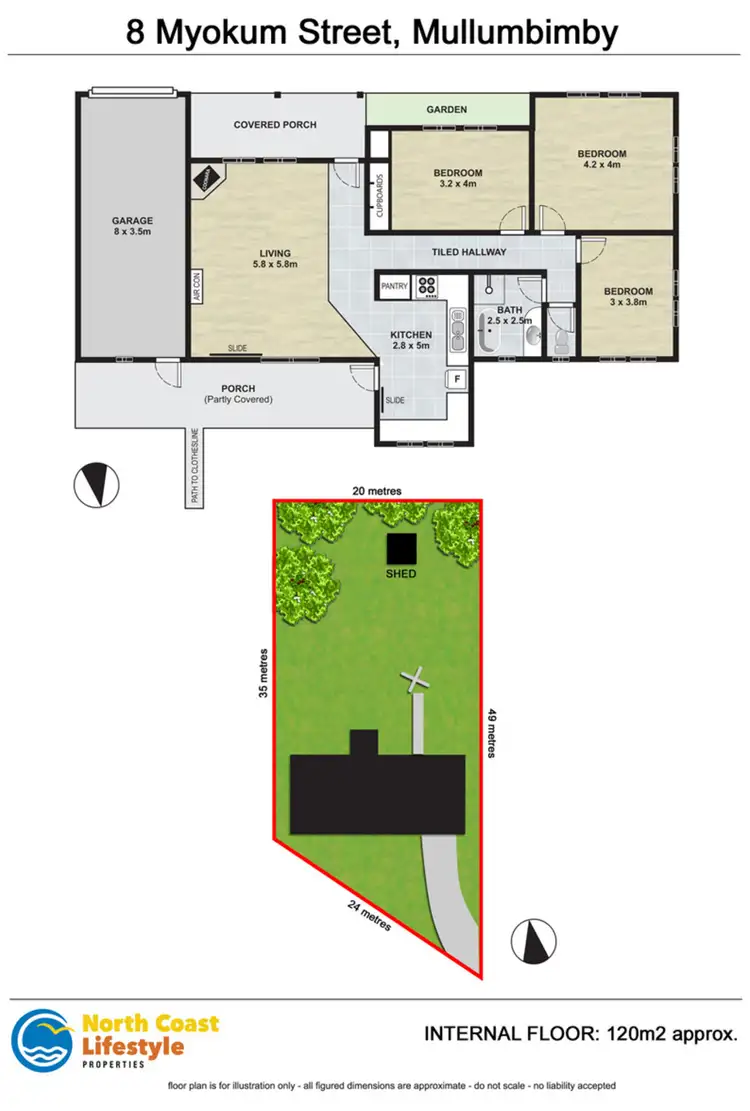 Floorplan of Homely house listing, 8 Myokum Street, Mullumbimby NSW 2482