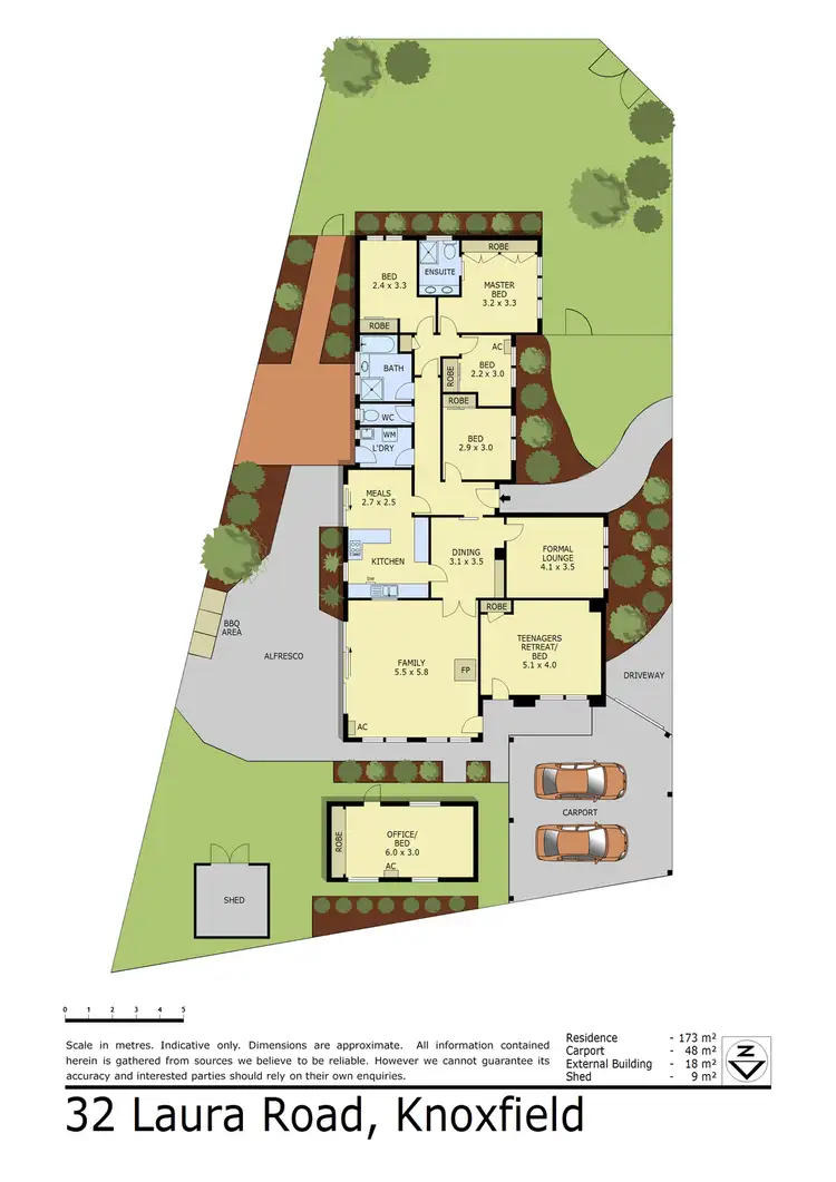 Floorplan of Homely house listing, 32 Laura Road, Knoxfield VIC 3180