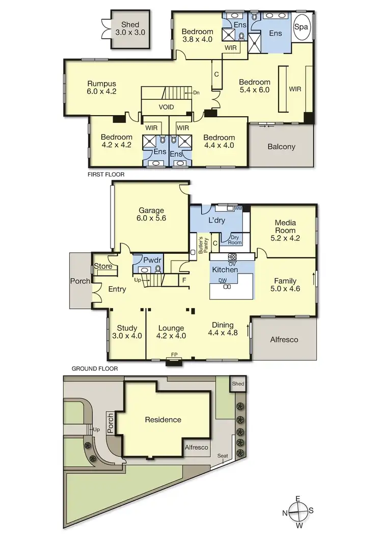 Floorplan of Homely house listing, 4 Ireland Avenue, Wantirna South VIC 3152