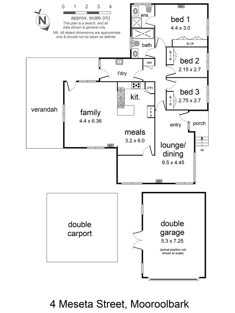 Floorplan of Homely house listing, 4 Meseta Street, Mooroolbark VIC 3138