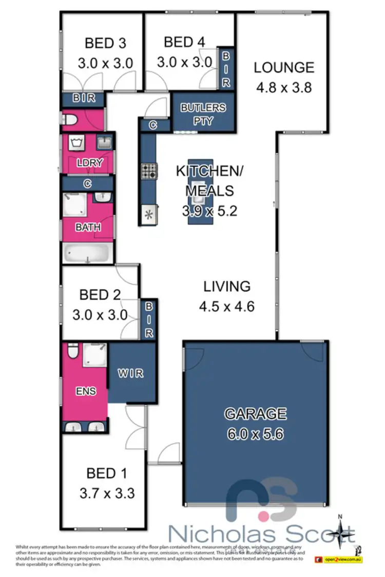 Floorplan of Homely house listing, 40 Hilda Street, Tarneit VIC 3029