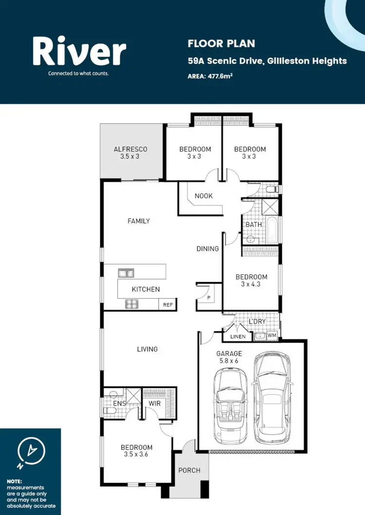 Floorplan of Homely house listing, 59A Scenic Drive, Gillieston Heights NSW 2321