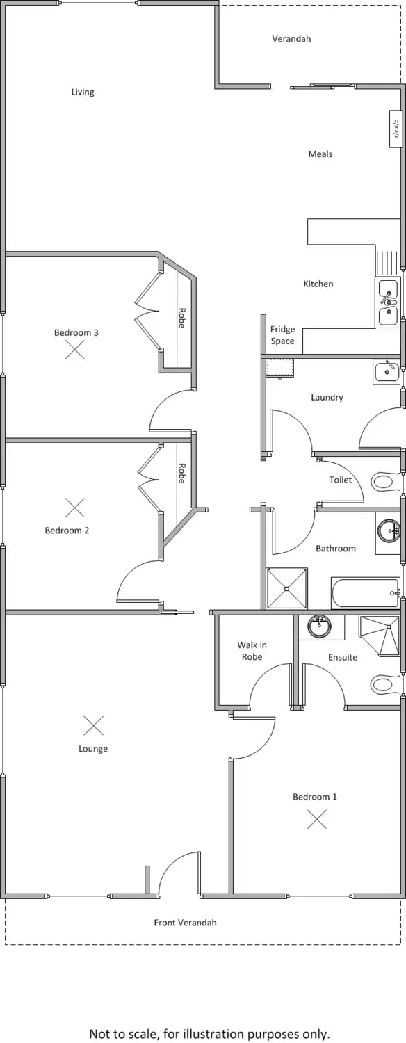 Floorplan of Homely house listing, Lot 19 Dev Patterson Drive, Edithburgh SA 5583