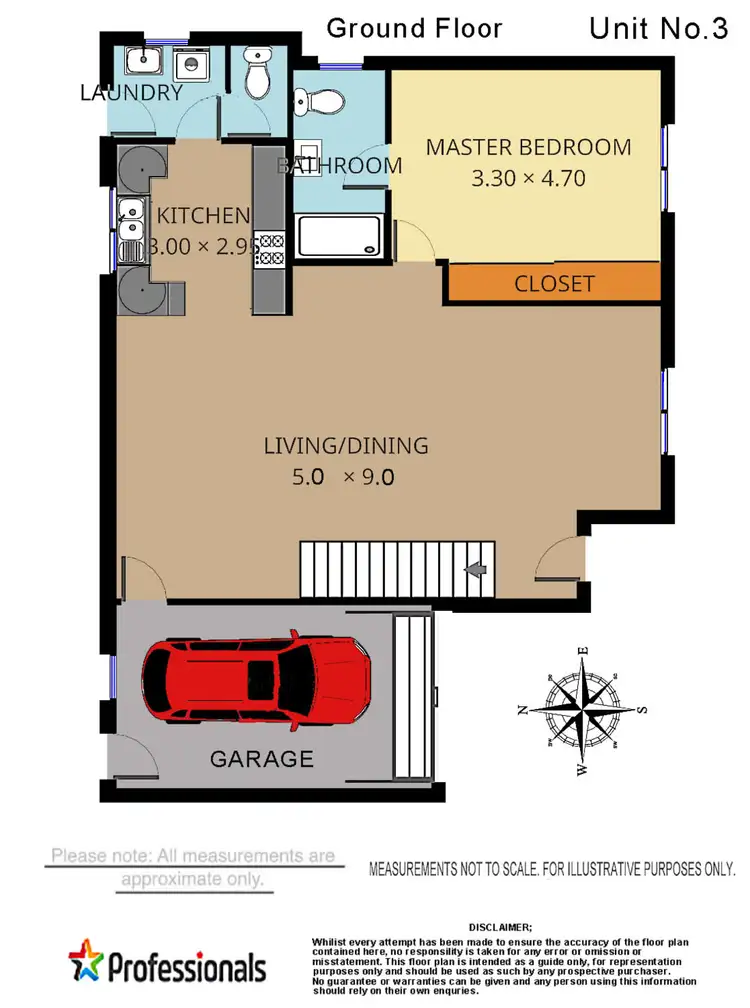 Floorplan of Homely townhouse listing, 3/27 Eton Road, Cambridge Park NSW 2747