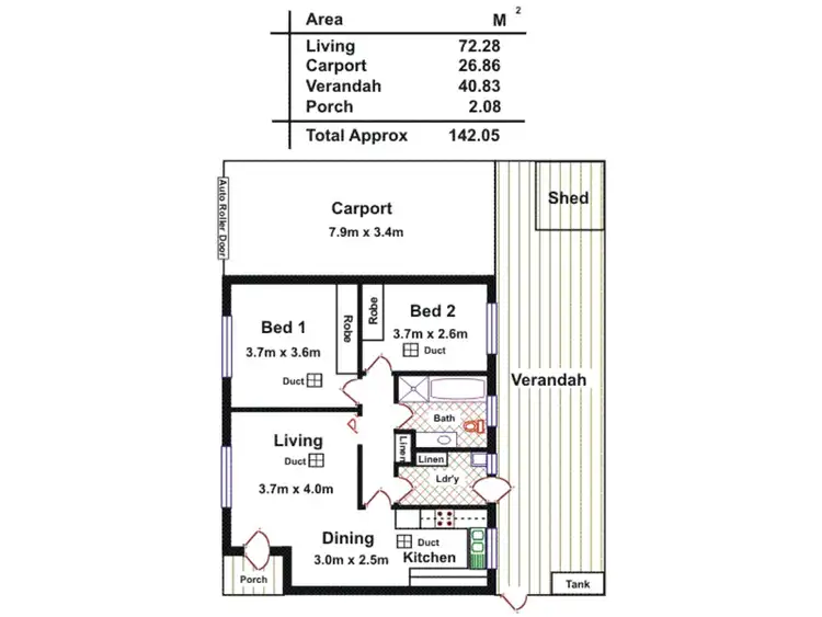 Floorplan of Homely house listing, 3/1043 North East Road, Ridgehaven SA 5097