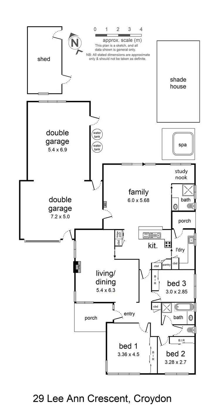Floorplan of Homely house listing, 29 Lee-Ann Crescent, Croydon VIC 3136