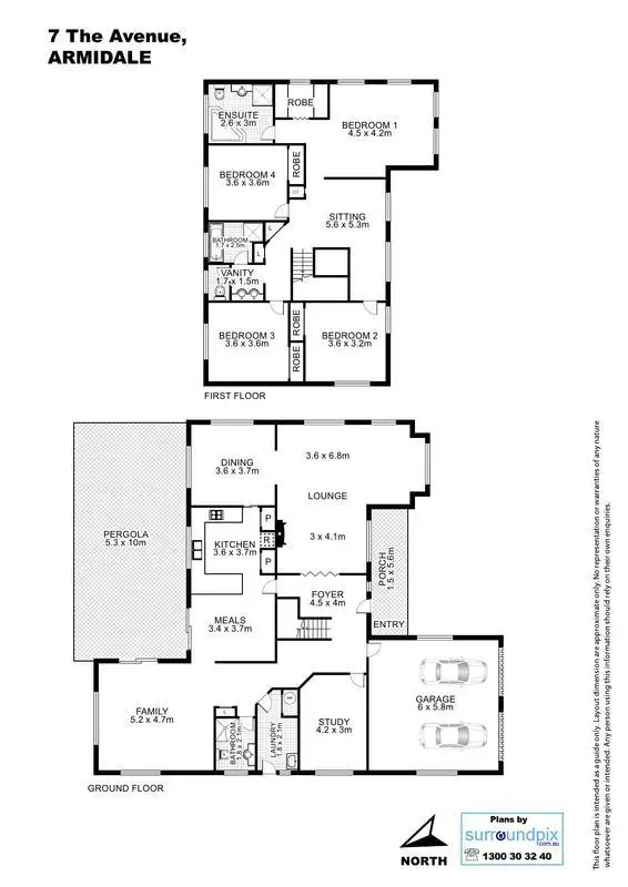 Floorplan of Homely house listing, 7 The Avenue, Armidale NSW 2350